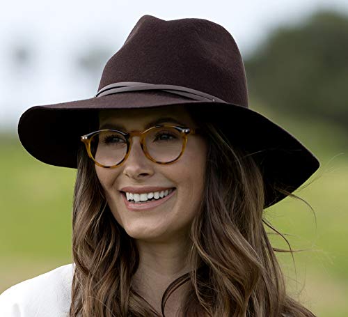 Peepers by PeeperSpecs Brain Trust Round Reading Glasses, Yellow Tortoise, 47 + 2.5