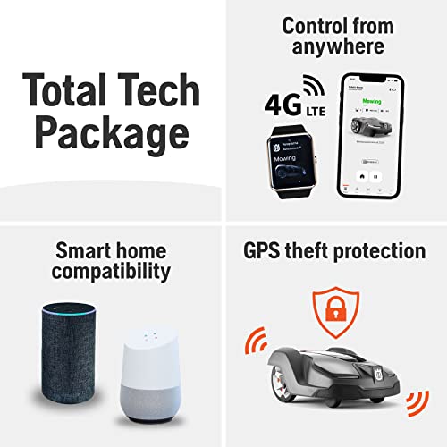 Husqvarna Automower 430X Robotic Lawn Mower with GPS Assisted Navigation, Automatic Lawn Mower