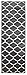 Trellisville Collection Modern Geometric Lattice Trellis Design Vibrant and Soft Runner Rug - 2'3