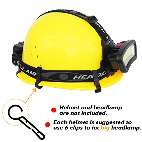 Helmet Light Clips for Headlamp, Headlamp Hook, Hard Hat Light Clip