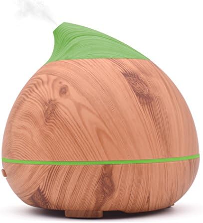 The New Wood Grain Aroma Essential Oil Diffuser,Ultrasonic Aromatherapy Cool Mist Air Humidifier with Waterless Auto Shut-off for Office/Home/Bedroom/Yoga/Spa