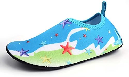 LINGMAO Boys Water Shoes Barefoot Swimming Skin Shoes Aqua Socks Girls Kids for Beach Pool(Little Kid/Big Kid)