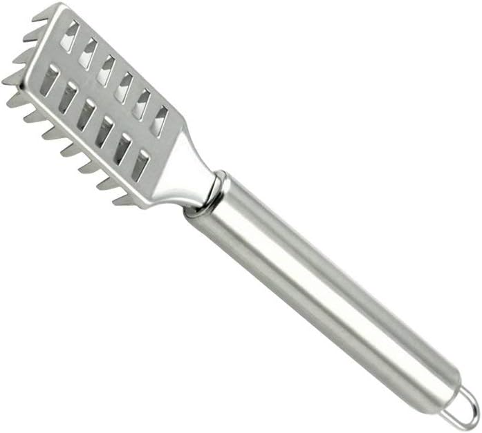 Newlly Stainless Steel Fish Scale Remover (Silver)