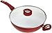 Bialetti Aeternum Red 7197 Covered Deep Saute, 12-inch