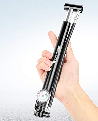 RUIXFHA-Bike-Pump-Bike-Pump-with-Pressure-GaugeBicycle-Tire-Air-Pump-Mini-Bicycle-Floor-Pump