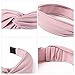 6 Pack Wide Plain Headbands,Unime Twist Knot Turban Headband Yoga Hair Band Fashion Elastic Hair Accessories for Women and Girls,Children 6 Colors