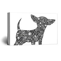 signwin-Canvas Wall Art-Cute Cat and Dog-Canvas Prints Home Artwork Decoration for Living Room,Bedroom - 12x18 inches