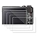 [4 Pack] Screen Protector for Canon G7X Mark II G9X G9XII G9X G7X G5X Fujifilm X100T, OOSTR Anti-Scratch Tempered Glass