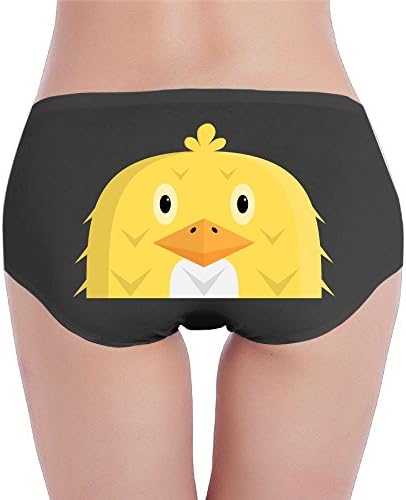 Nhuquhuan Cute Chick Ladies Low Waist Sexy Briefs L Black