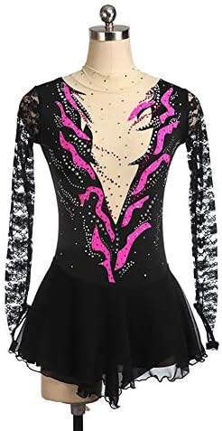 ブラック レース フィギュアスケート衣装 アイスダンス アイススケートウェア 子供 大人 長袖 スケート衣装 ラテンダンス レオタード ワンピース 手作り サンバ ルンバ チャチャ レッスン着 練習 競技 ダンスウェア B0wwv4n2 7 663円 激安通販ショッピング 超人気