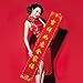 Favourde Chinese Couplets Chinese Fu Decoration New Year Couplet Wall Stickers Decorations Red Envelope Spring Festival Poem Scrolls Traditional Chinese New Year Paintings, 31pcs