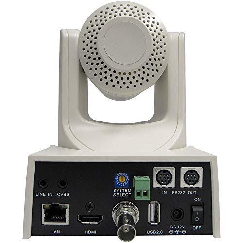 PTZOptics 30XSDI G2 Live Streaming Broadcast Camera (White) Cleaning