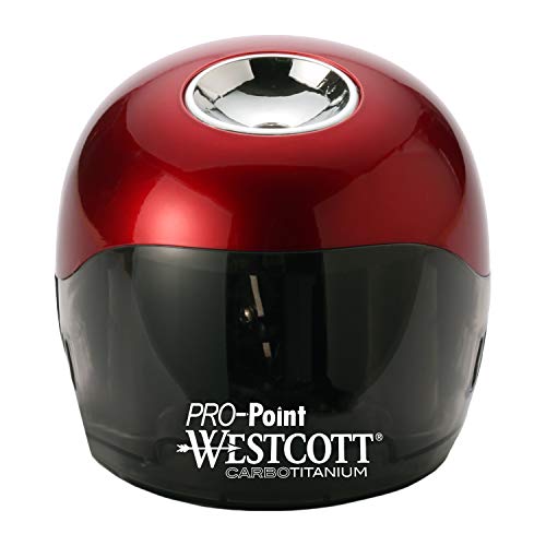 Westcott PRO-Point CarboTitanium Ball Battery Pencil Sharpener