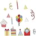DCWVE Die Cuts with A View Icon Pack Letterboard-Celebration (15 pcs) LP-006-00031, Party