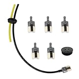 USPEEDA Fuel Line Fuel Filter For Husqvarna & Redmax EBZ8001 EBZ7100 EBZ7500 370 BTS BB2280 443 RB