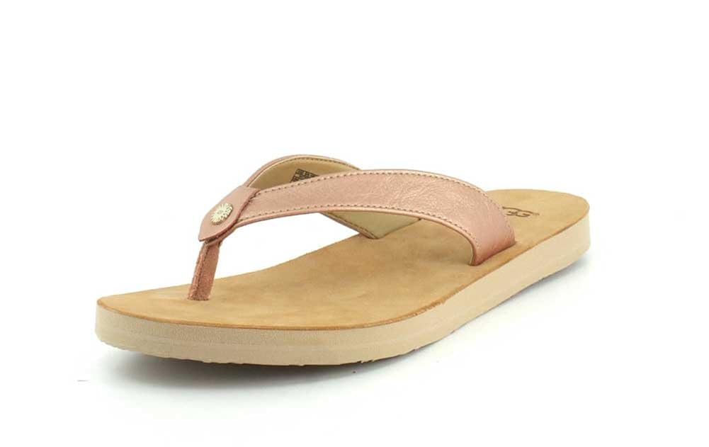 ugg tawney metallic flip flop