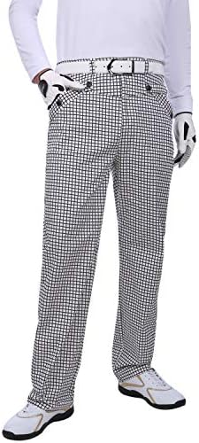 Honor Golf ゴルフパンツ メンズ ゴルフウェア ゴルフ ブランド ロング ストレッチ ゴルフズボン ゴルファー ボトムス 格子