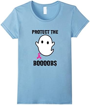 Womens Breast Cancer Awareness T shirts, Haloween T shirts Large Baby Blue