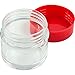 BIN BUDDY 12 Piece Mini Jars with Colored lids | 20 ml container size | 1.5