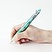 Zebra Clip-On Multi Color Multifunctional Pen, Clear Green Barrel (B4SA1-G)