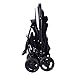 Two Way Stroller, Baby Foldable Conversable Pushchair w/ 5- Point Safety Harness, Sleeping Cushion, Storage Basket, Free Standing by Costzon (Deluxe Black)