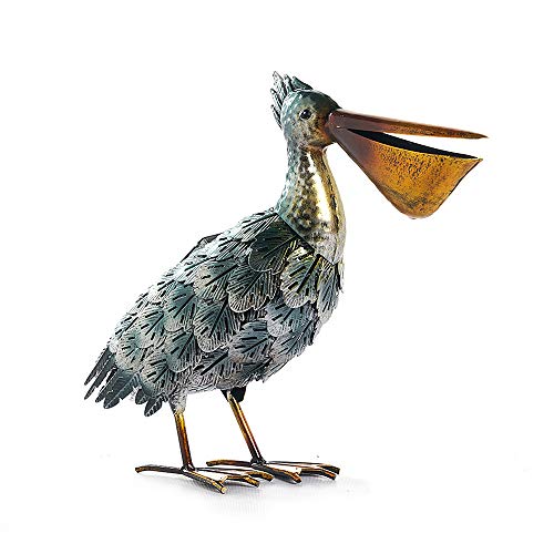 Chisheen Solar Light Pelican Metal Garden Art Outdoor Yard Statues and Sculptures ... (Multi-Solar) - Thumbnail 7