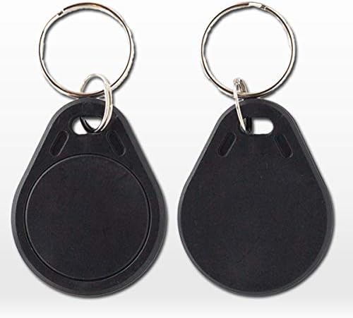 NFC NTAG215 Black Keyfob - 10 pack - Works with TagMo and Nintendo Amiibo