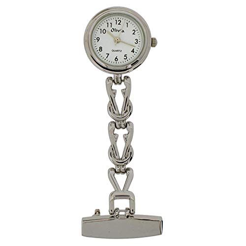 The Olivia Collection Fancy Chain Nurse Fob Watch TOC06