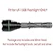 UniqueFire 1605N Vcsel 940nm IR Illuminator Flashlight Lights for Night Vision, Fresnel Lens Zoomable Infrared Flashlight Lighting to 1500M, with Remote Pressure Switch & Scope Bracket
