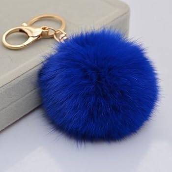 pom large keychain pom fur Keychain : Minigianni Amazon.com Rabbit Ball Pom Pom Fur