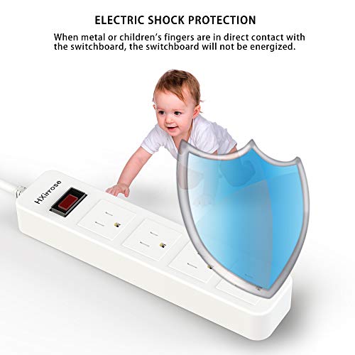 Outdoor Power Strip Surge Protector,Electric Shock Proof Weatherproof