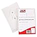 JAM Paper Plastic Envelope with Button and String Tie Closure - Small Open End - 4 1/4