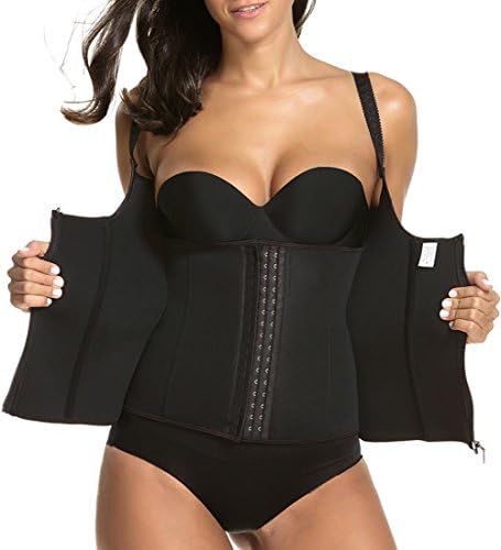 Waist Trainer Corset Cincher Tummy Control Shapewear Body Slimmer With Adjustable Straps (3XL)