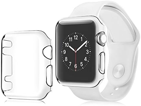 Smarmate Ultra-thin All-around Protective Case Cover with Built-in Screen Protector for 42mm Apple Watch Series 2 (Clear)