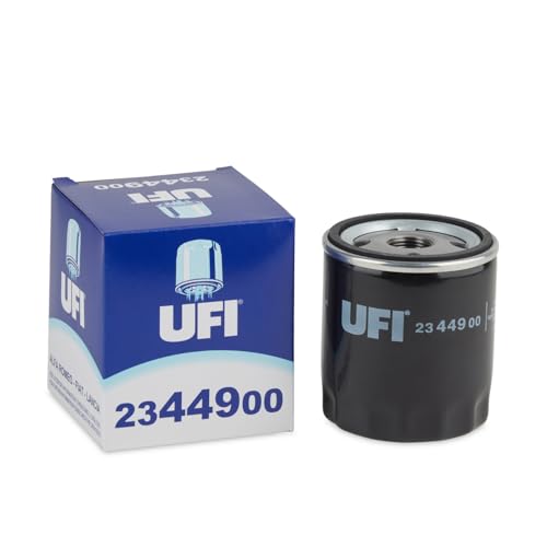 UFI Filters, Filtre à Huile 23.449.00, Filtre à Huile de Remplacement, Adapté aux Voitures, Applicable sur Différents Modèles Alfa Romeo, Fiat et Lancia