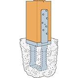 Simpson Strong Tie CBSQ66-SDS2 1 1 1 6-Inch by 6-Inch Column Base with SDS Screws
