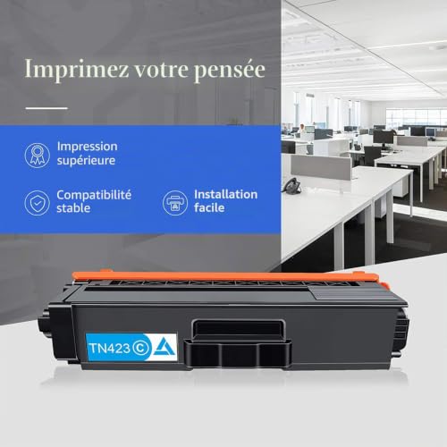 STAROVER TN423 Replacement Compatible Toner Cartridges for Brother TN423 TN-423 TN421 for Brother HL-L8260CDW HL-L8360CDW DCP-L8410CDN DCP-L8410CDW MFC-L8690CDW MFC-L8900CDW (4 Pack)