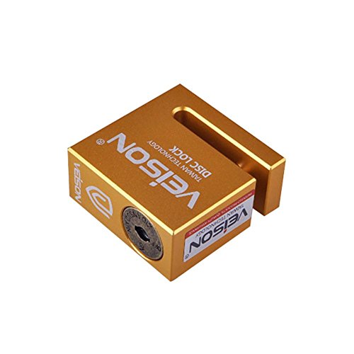 Ya-tube VEISON Motorcycle Disc Brake Lock, Intelligent Control Alarm Anti-Theft Waterproof Alarm Disc Lock Bullet Lock Core Design