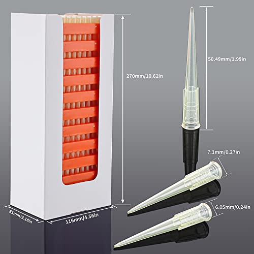 Four E's Scientific 200ul Pipettor Tips Universal Pipette Tips Racked Sterile Nonpyrogenic