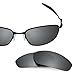 Revant Replacement Lenses Compatible With Oakley Whisker, Polarized, Black Chrome MirrorShield