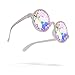 OULYLAN Kaleidoscope Glasses Rainbow Sunglasses Women Men Party Festival Glasses