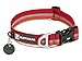 Ruffwear Classic Dog Collar with Reflective Trim, Medium Sized Breeds, Adjustable Fit, Medium (36-51 cm/14-20 in), Kokanee Red, Crag Collar, 25801-6041420