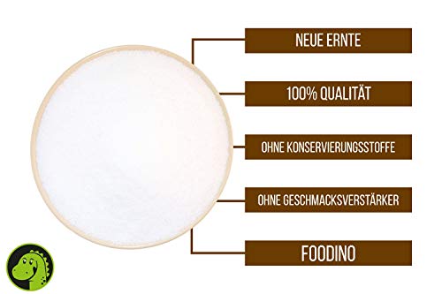 Erythrit Erythritol Zuckerersatz SüÃstoff kalorienfrei ohne Gentechnik natürliche Zuckeralternative leicht löslich 1kg 5kg zahnfreundlich 70% SüÃkraft von Zucker Diabetiker geeignet Foodino (5kg) – Bild 3