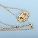 Turkish Evil Eye Necklace Cats Eye Gold Plated Faith Protection Lucky Jewelry for Women and Girls Party Special Days(Evil Eye Necklace)