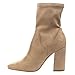 Cape Robbin Betisa-3 Women's Side Zipper Wrapped Block Heel Ankle Booties