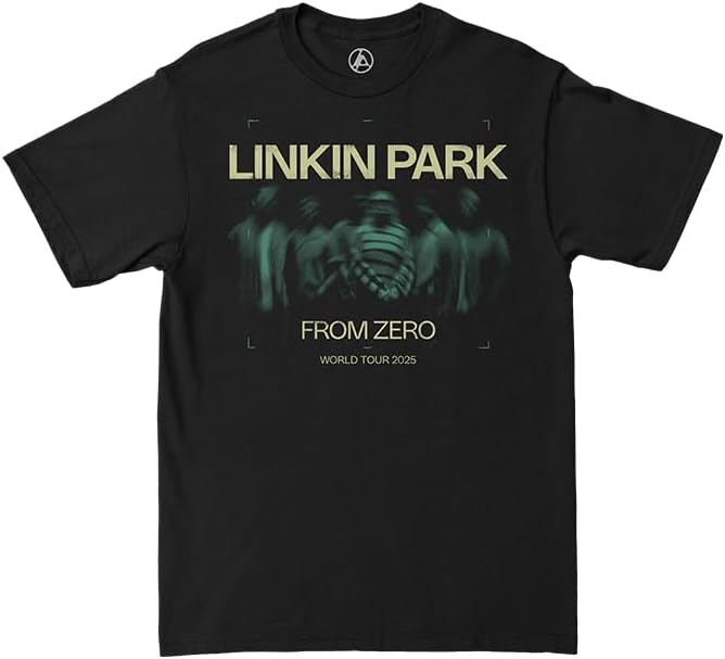Linkin Park from Zero Box Collage Tee, Washed Black, Small