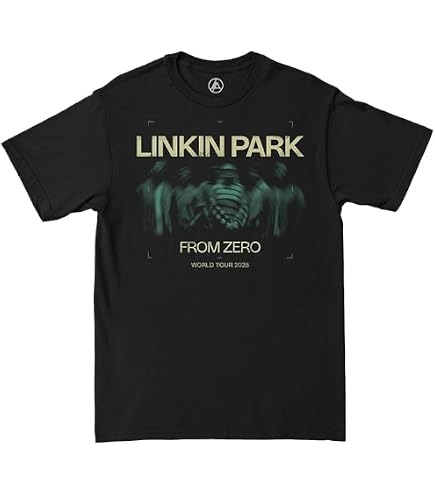 Linkin Park from Zero Jagged Tour Tee, Washed Black, Small
