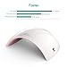 Abody Nail dryer, 24W UV LED Nail Lamp with Sensor & Timer for Fingernail & Toenail, Professional Curing Gels Based Polishes, Pink