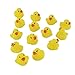 Stuffwholesale 1.5inch Rubber Sound Duck Baby Bath Toys, 100 Pack