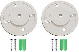 HogarTech 2-Pack Smart Camera Wall Mounting Base for TP-Link Tapo IPC40A, IPC42, IPC40C, TPC42EW, TL70, C210 – 56mm Diameter,